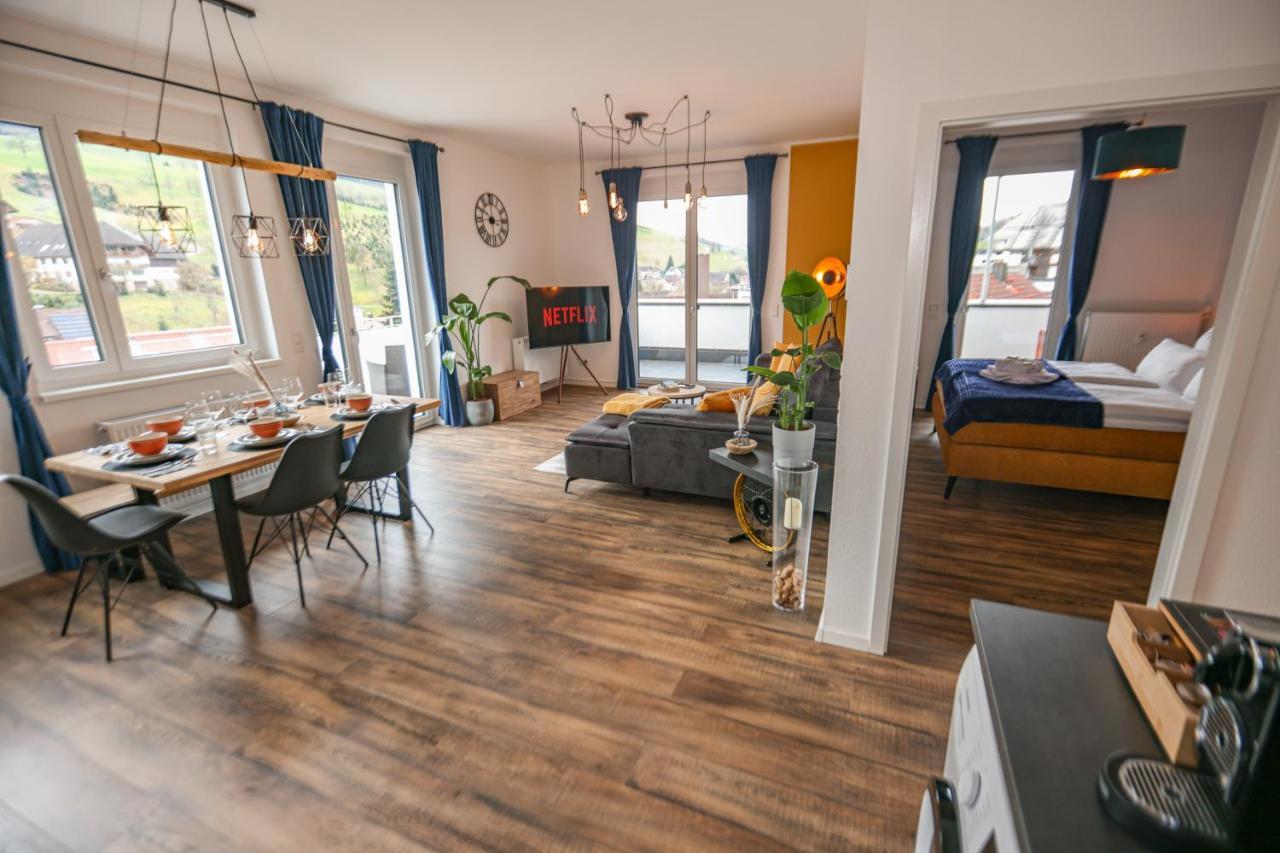 Penthouse I 106 Qm I 2 Balkone I Boxspring I Nespresso I Parkplatz Apartment Oberharmersbach Exterior photo